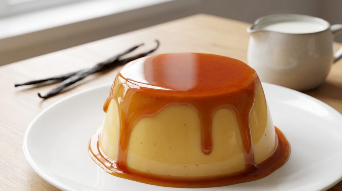 scopri la nostra crema caramello casalinga, arricchita con profumo di vaniglia, un dolce della nonna confortante e dal gusto fondente irresistibile.