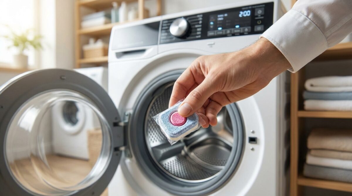 eliminate calcare e cattivi odori dalla vostra lavatrice con questo prodotto innovativo: aggiungetelo al cestello e godetevi una lavatrice come nuova.