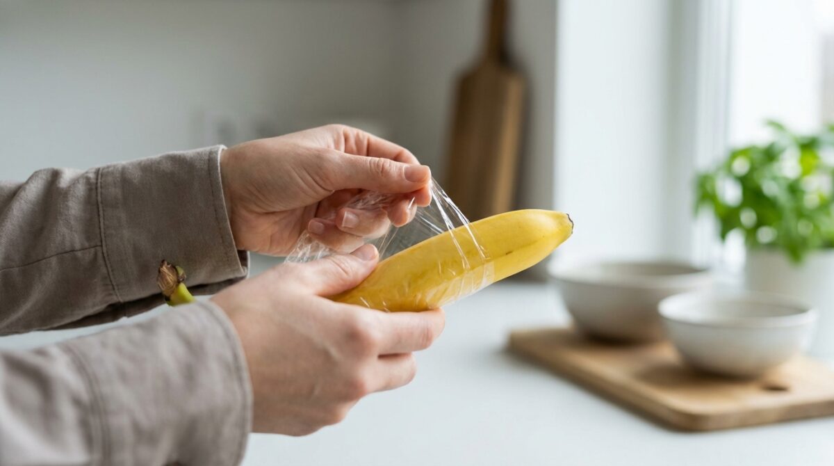 scoprite il mio trucco semplicissimo per evitare che le banane anneriscano, mantenendole ben gialle e fresche più a lungo.