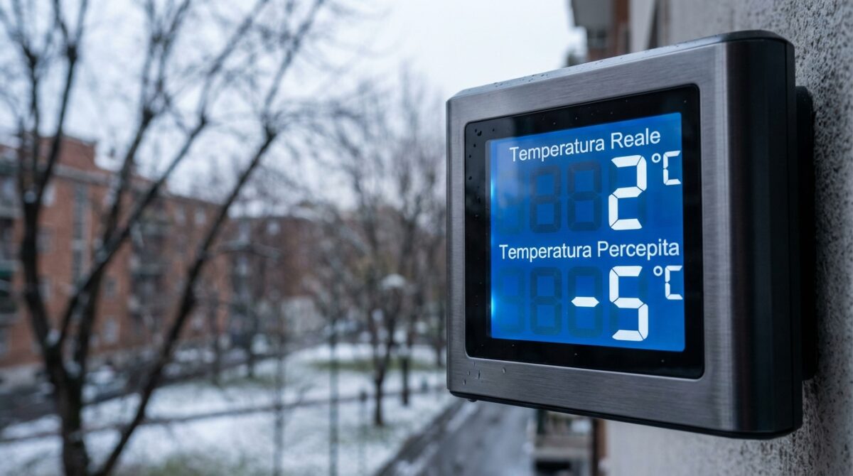 scopri la differenza tra la temperatura reale e quella percepita durante un freddo improvviso e come il corpo reagisce a queste variazioni climatiche.