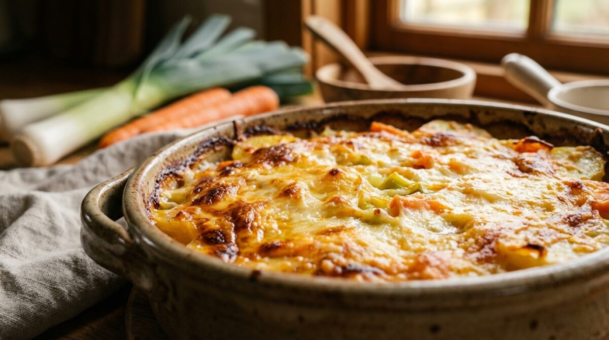 scopri il gratin di patate con porri e carote, una ricetta semplice e gustosa che rivela un sapore indimenticabile spesso trascurato.
