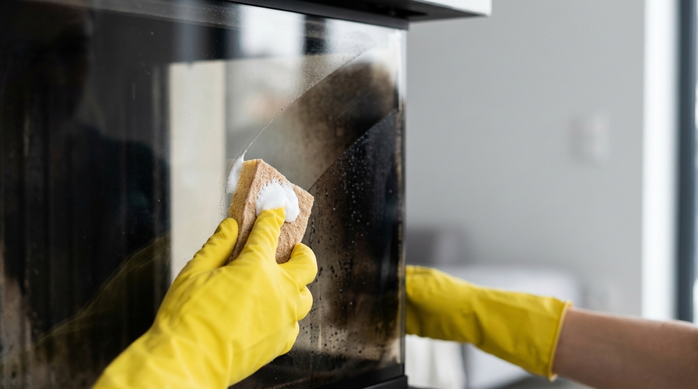 scopri il nostro trucco segreto per pulire il vetro del tuo inserto rapidamente e senza tracce di cenere, in pochi secondi e con risultati impeccabili.