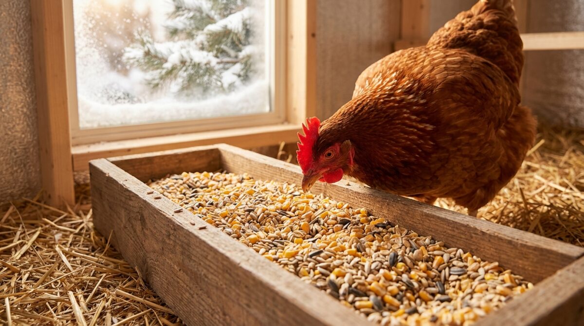 scoprite l'ingrediente indispensabile per la mangiatoia delle vostre galline in inverno e ottenete uova di alta qualità durante tutta la stagione fredda.