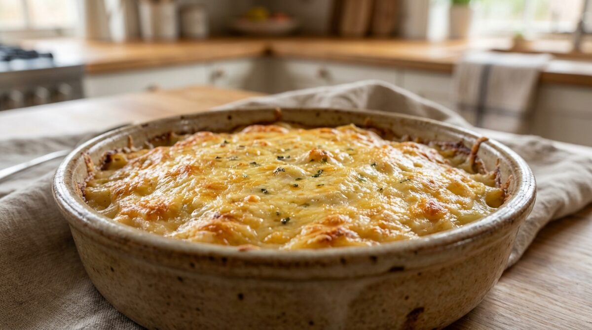 formaggio leggero e cremoso, ideale per sostituire panna fresca e formaggio grattugiato nei gratin, per piatti più sani e gustosi.