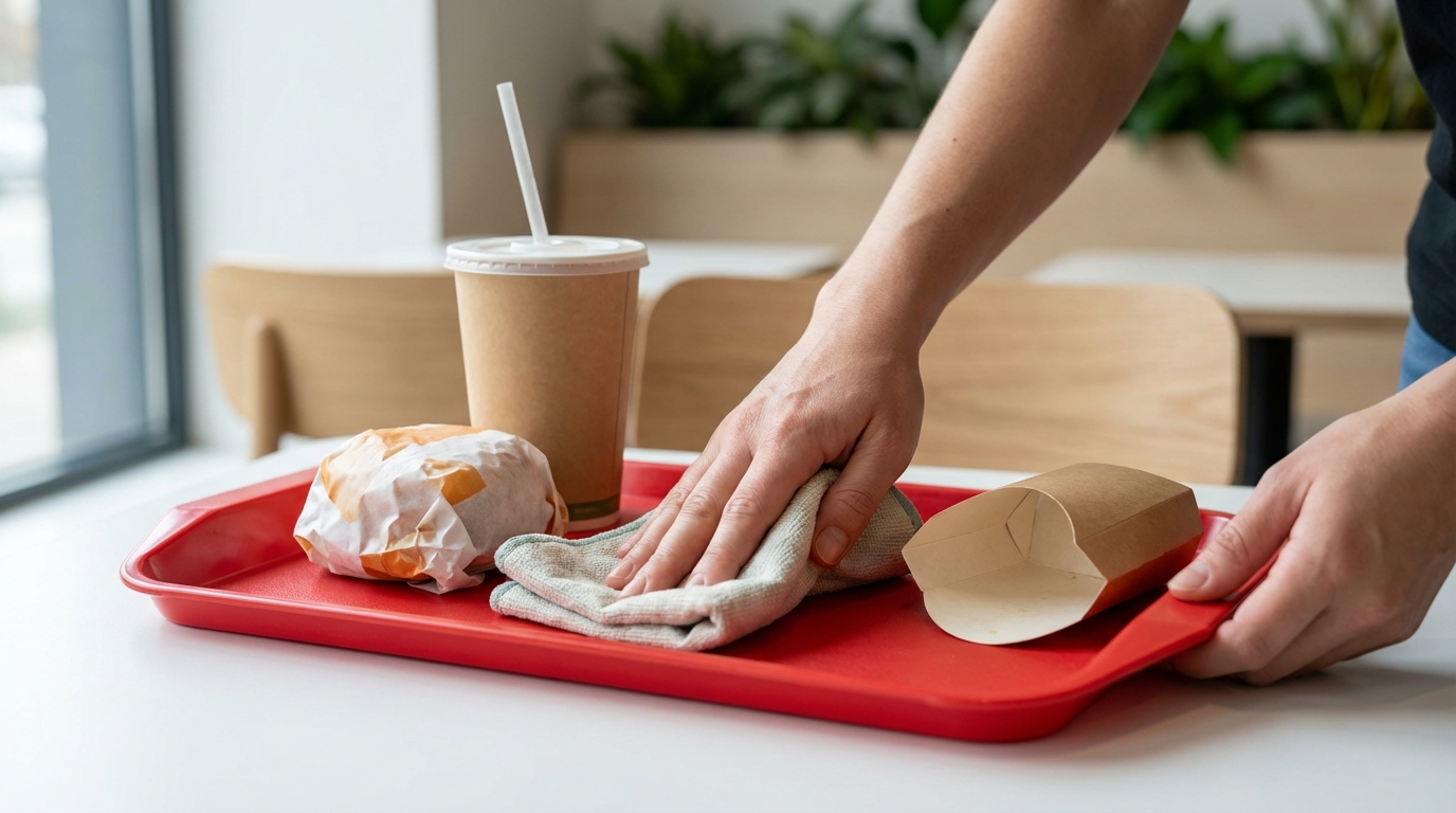 scopri le 9 caratteristiche poco conosciute delle persone che puliscono il loro tavolo nei ristoranti veloci, rivelate dalla psicologia.