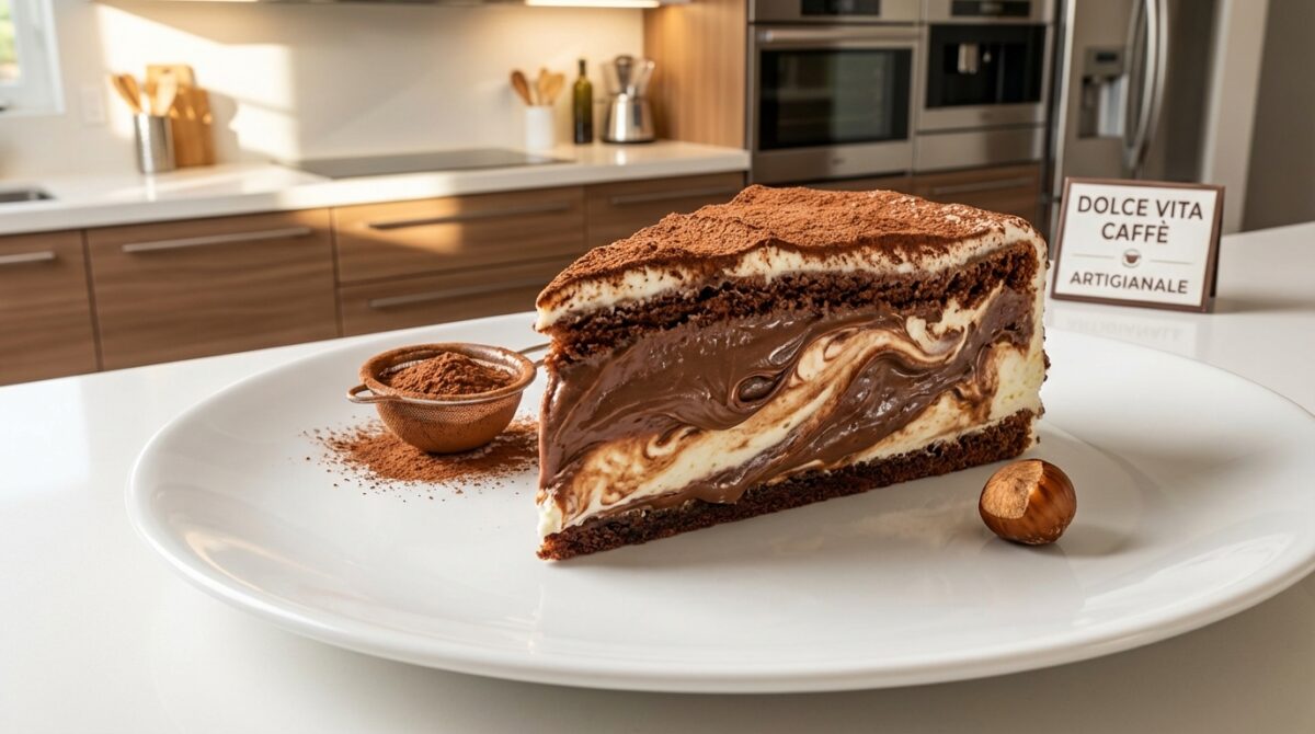 deliziosa torta al cacao soffice con nutella e mascarpone, con una crema facile e pronta in soli 5 minuti. perfetta per ogni occasione golosa!