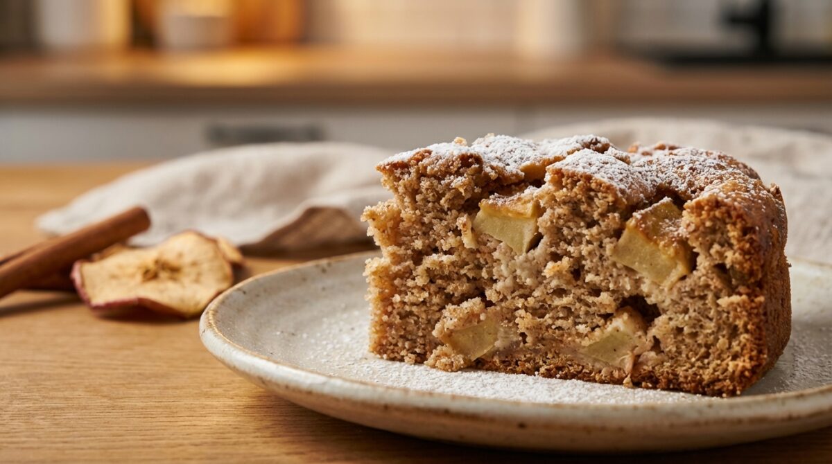 deliziosa torta di mele integrale e ricotta, soffice e leggera, senza burro. preparala rapidamente con pochi semplici passaggi per un dolce sano e gustoso.